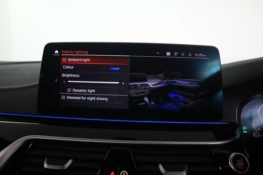 BMW 5 Series M550i Xdrive Black #50