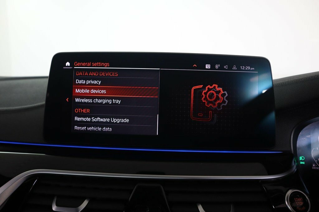 BMW 5 Series M550i Xdrive Black #45