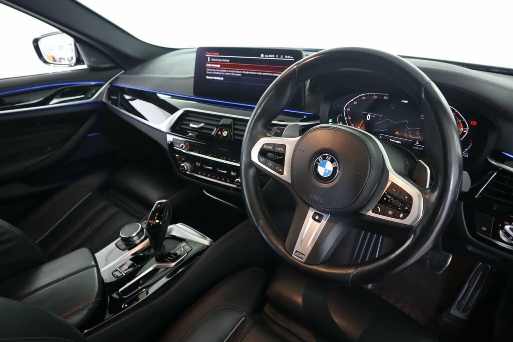 BMW 5 Series M550i Xdrive Black #9