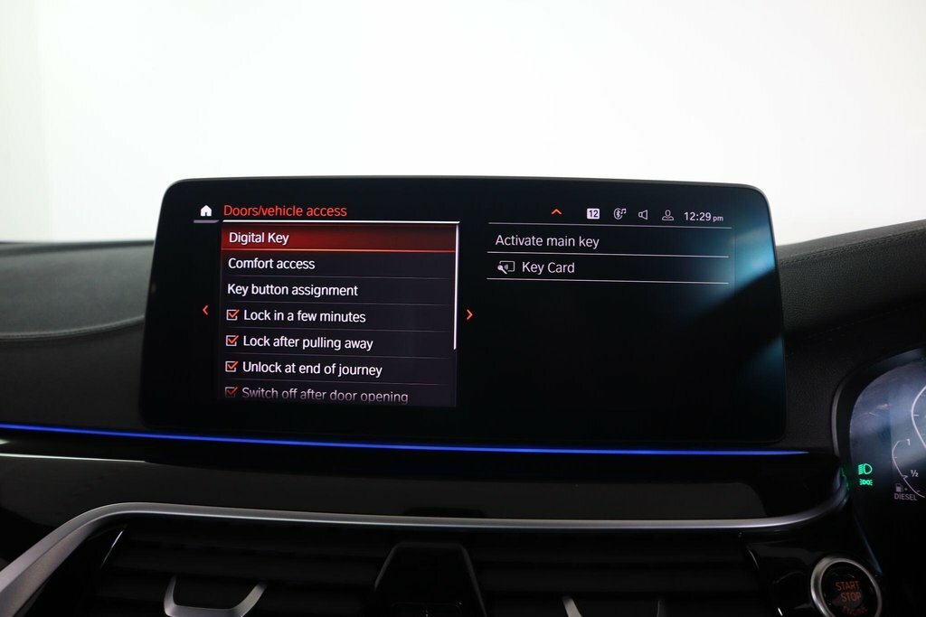BMW 5 Series M550i Xdrive Black #49