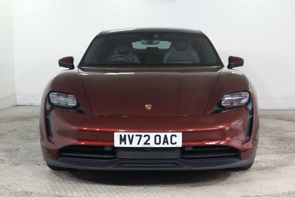 Porsche Taycan Saloon Red #2