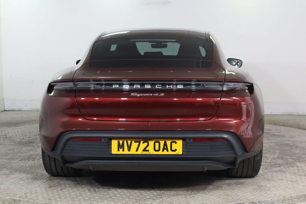 Porsche Taycan Saloon Red #6