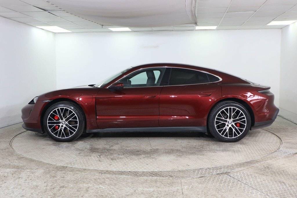 Porsche Taycan Saloon Red #5