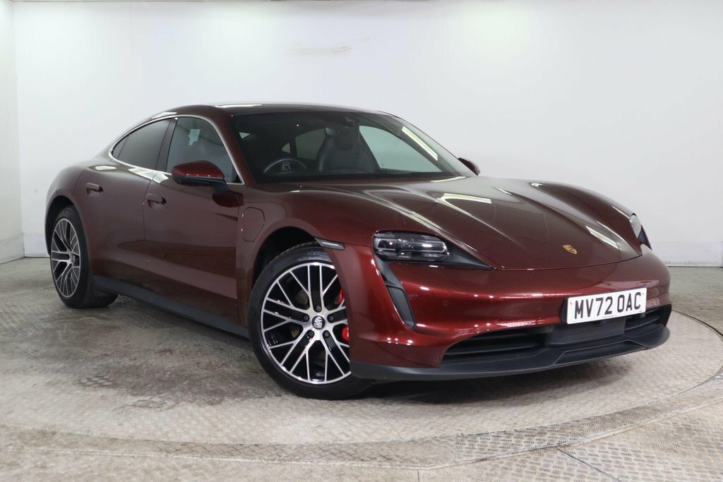 Porsche Taycan Saloon Red