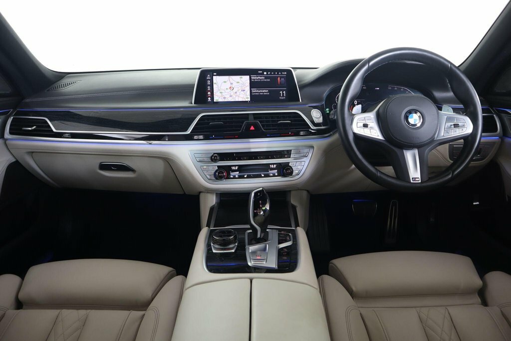 BMW 7 Series 745Le Xdrive M Sport Saloon Black #10