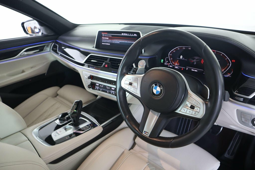 BMW 7 Series Bmw Saloon 740D Xdrive M Sport Silver #9