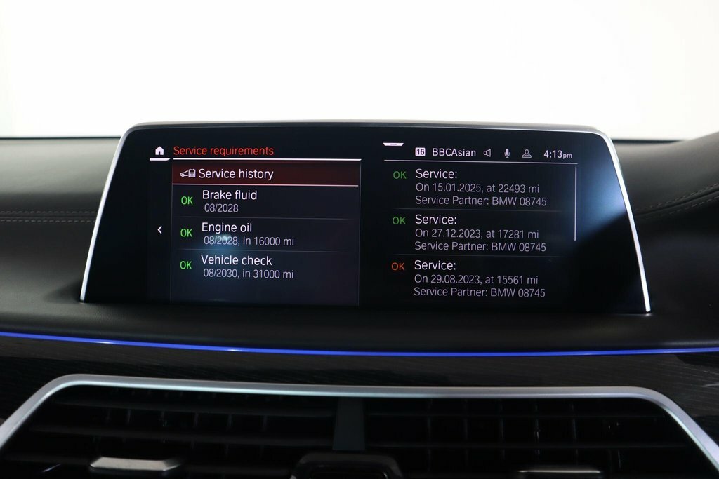 BMW 7 Series Bmw Saloon 740D Xdrive M Sport Silver #39
