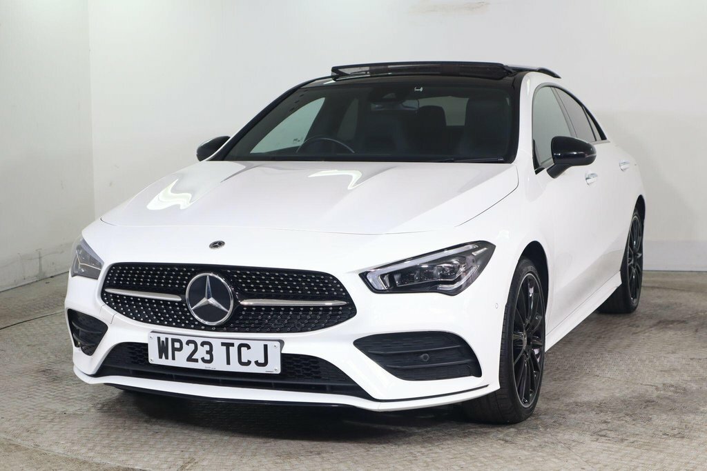 Mercedes-Benz CLA Class 1.3L Amg Line Night Edition White #3