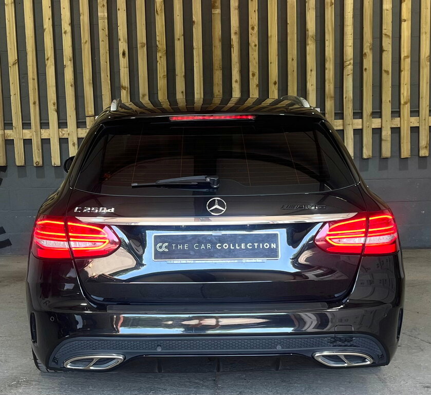 Mercedes-Benz C Class 2.1 C250d Amg Line Premium Plus Estate Diese Black #5