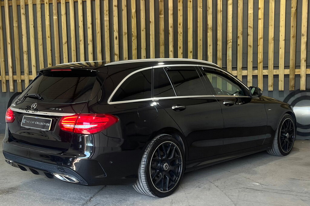 Mercedes-Benz C Class 2.1 C250d Amg Line Premium Plus Estate Diese Black #6