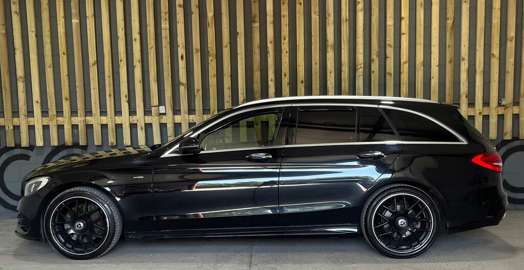 Mercedes-Benz C Class 2.1 C250d Amg Line Premium Plus Estate Diese Black #4