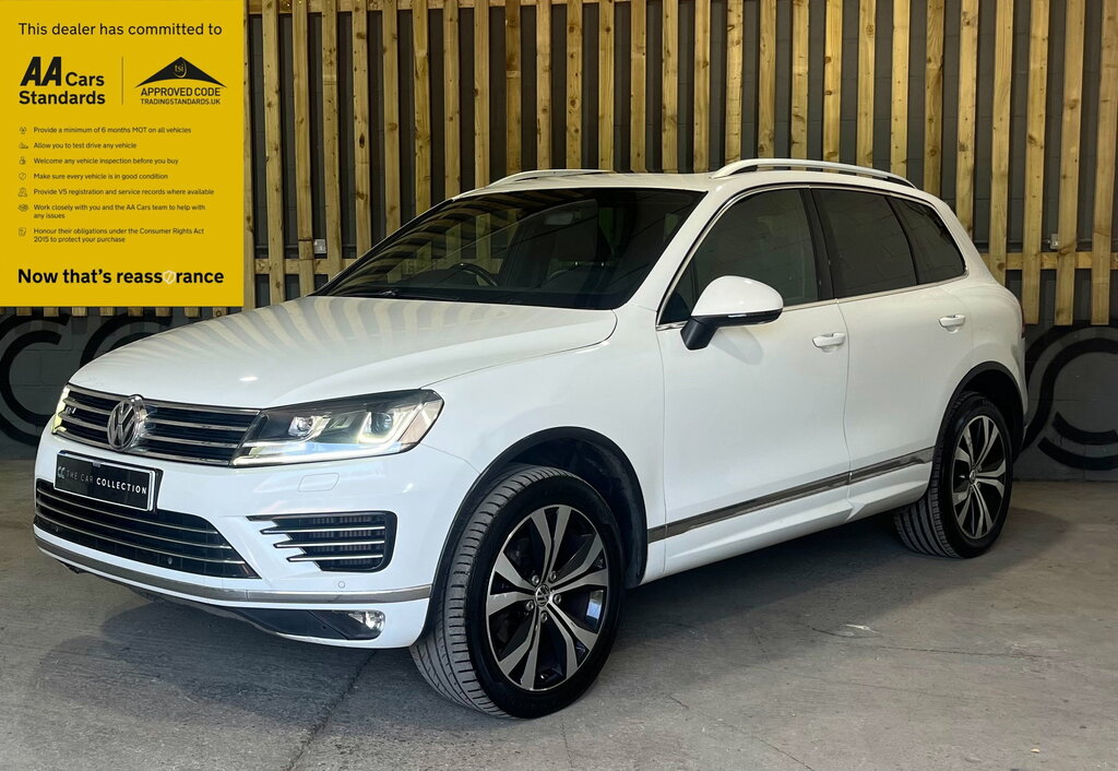 Volkswagen Touareg 3.0 Tdi V6 Bluemotion Tech R-line Suv T White #3