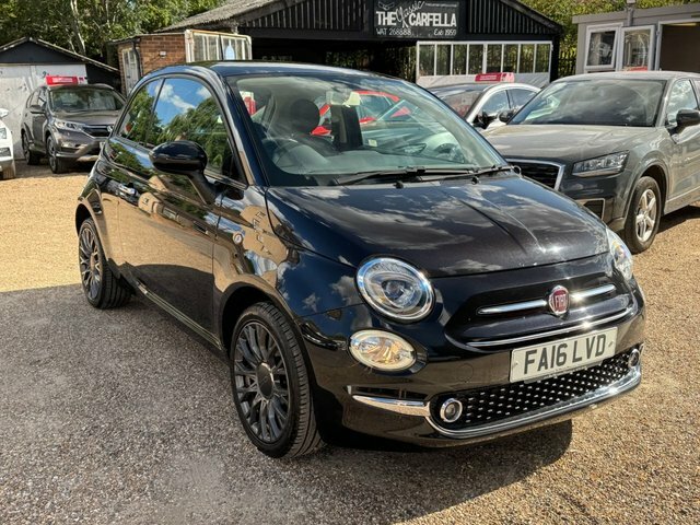 Fiat 500 1.2 Lounge Hatchback Euro 6 S S Black #6