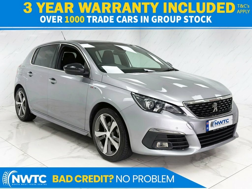 Peugeot 308 1.2 Puretech 130 Gt Line Eat8 Cwvehiclemarketi Black #1