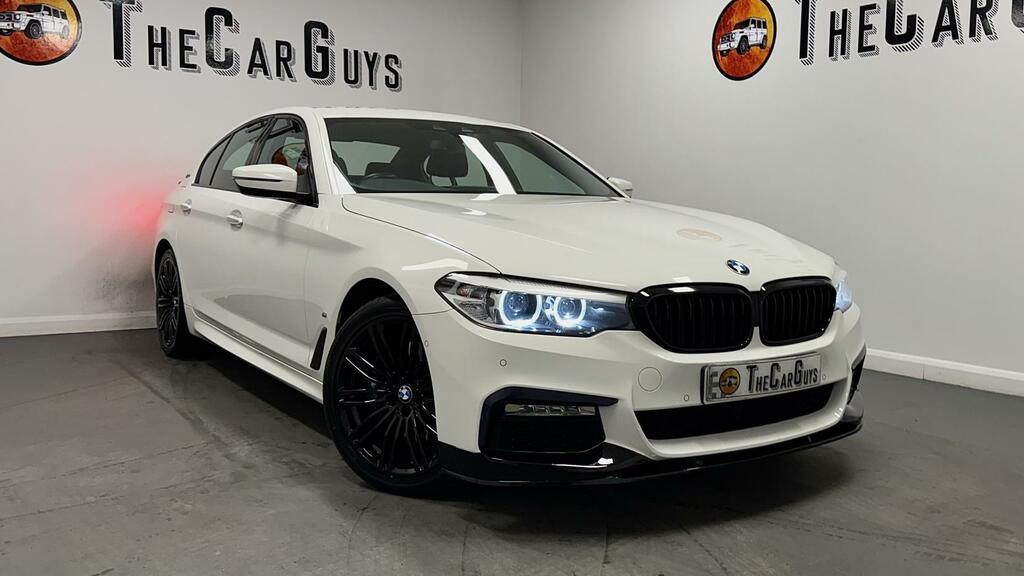 BMW 5 Series M Sport White #5
