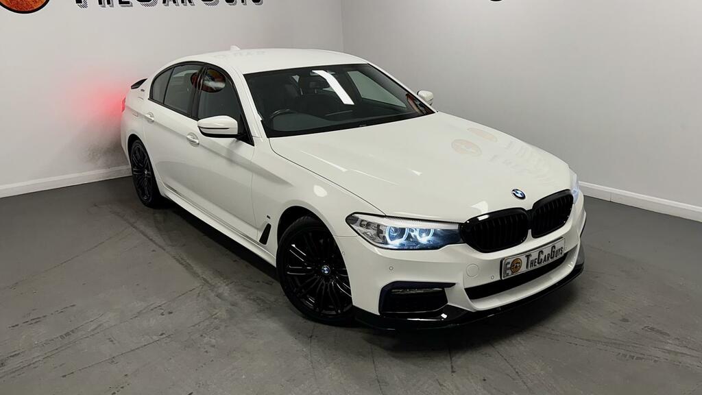 BMW 5 Series M Sport White #4