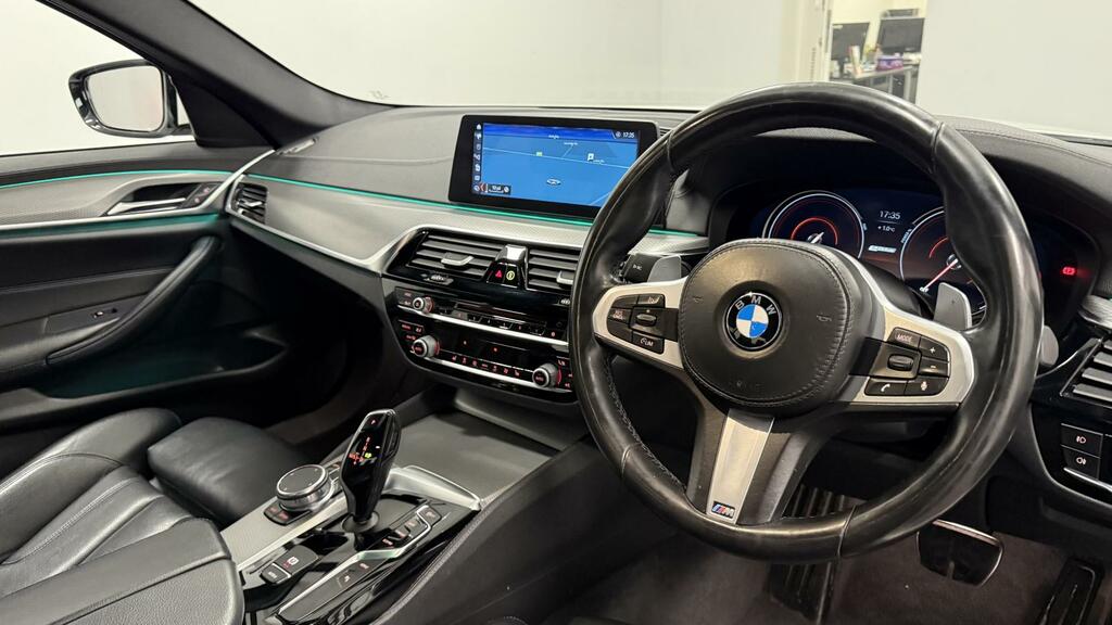 BMW 5 Series M Sport White #2