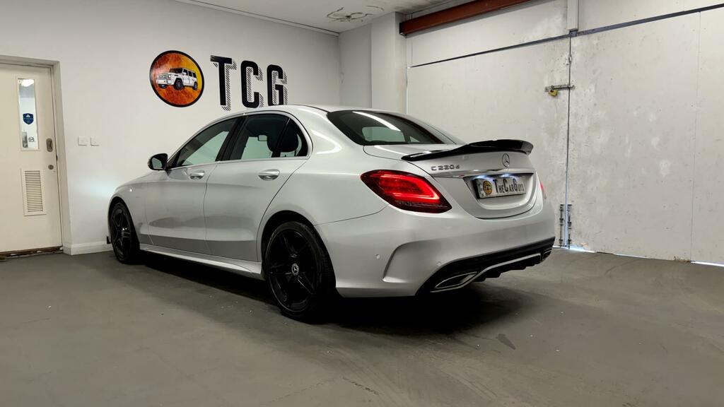 Mercedes-Benz C Class Amg Line Silver #2