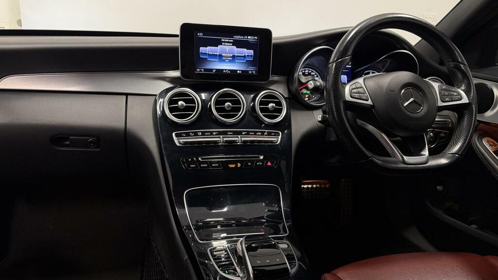 Mercedes-Benz C Class Mercedes C220d Amg Line Estate Silver #20
