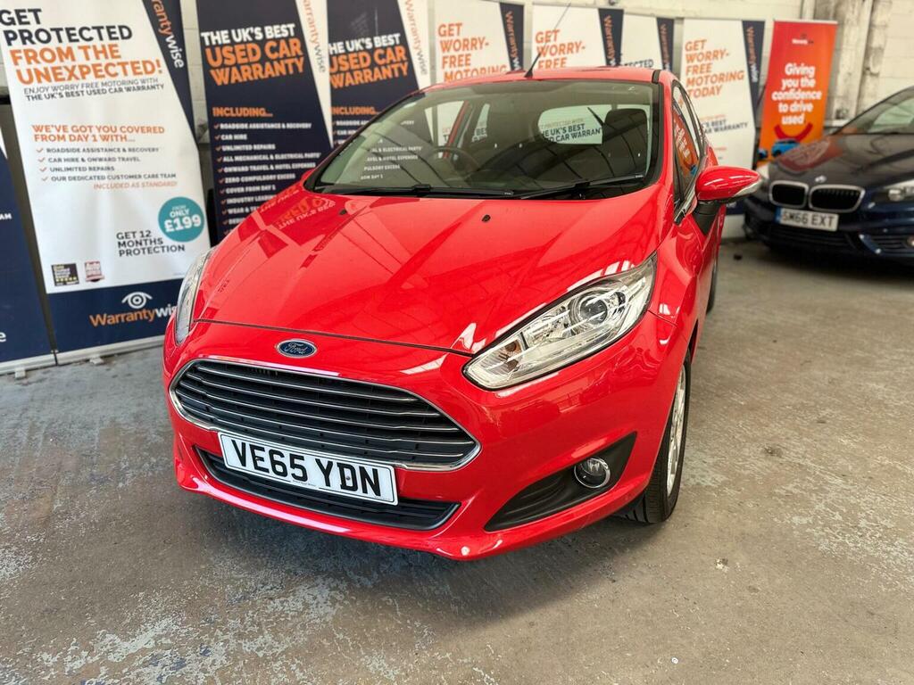 Ford Fiesta Hatchback 1.0T Ecoboost Zetec Euro 6 Ss 20 VE65YDN Red #2