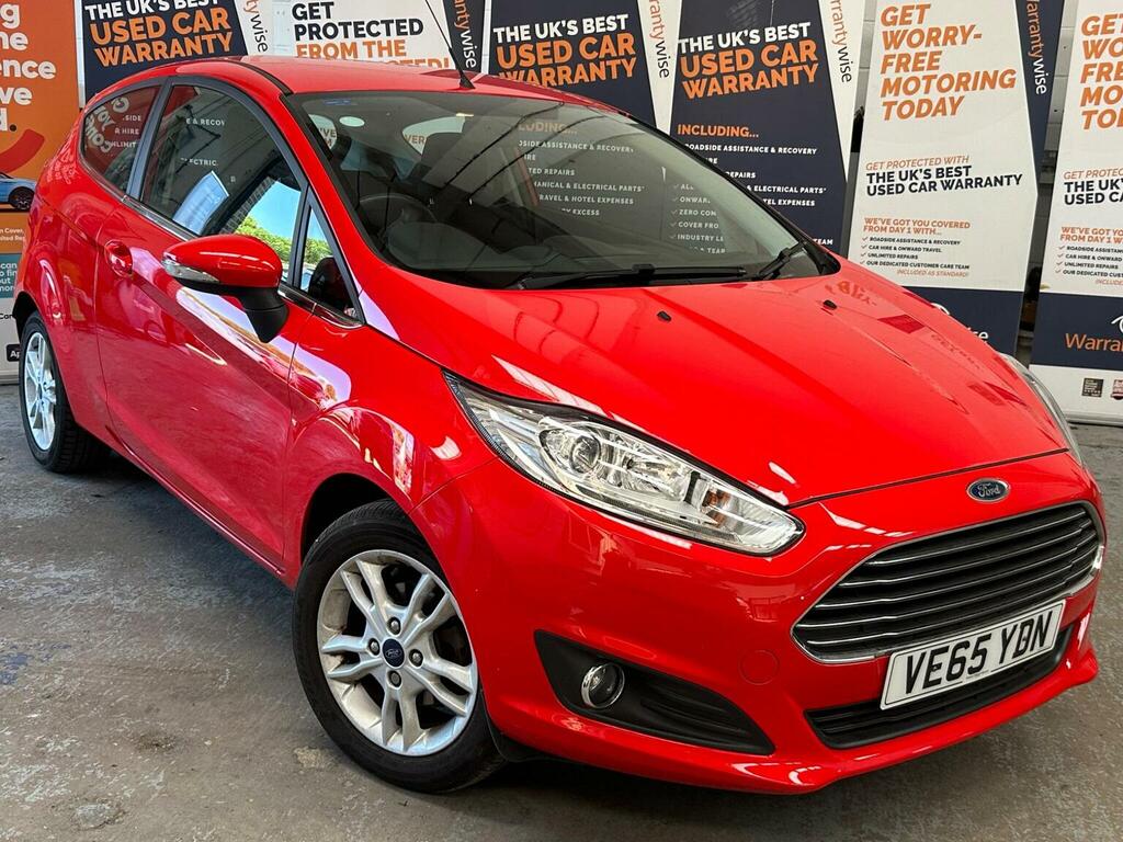 Ford Fiesta Hatchback 1.0T Ecoboost Zetec Euro 6 Ss 20 Red