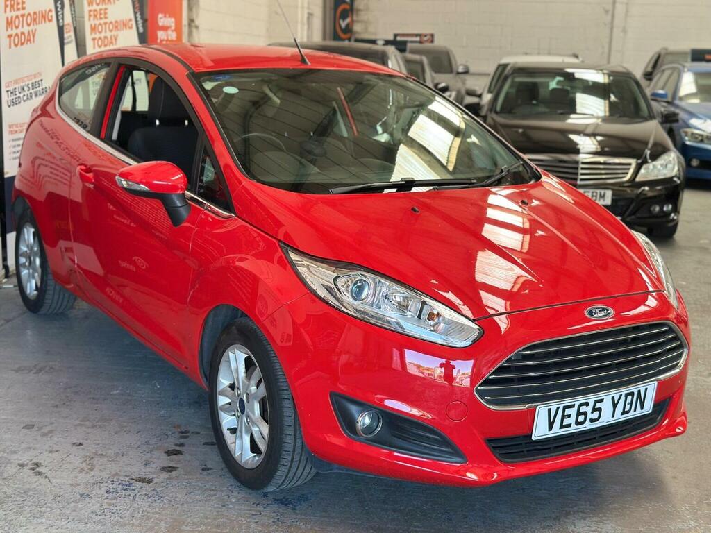 Ford Fiesta Hatchback 1.0T Ecoboost Zetec Euro 6 Ss 20 VE65YDN Red #3