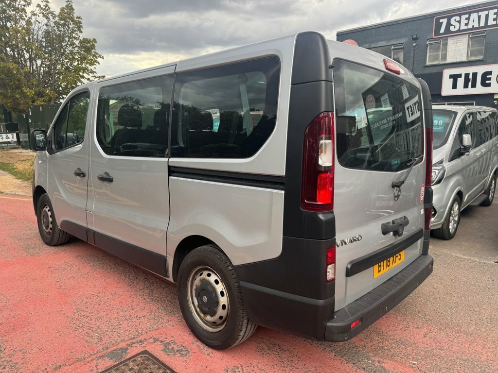 Vauxhall Vivaro Minibus BT18XFS Silver #3