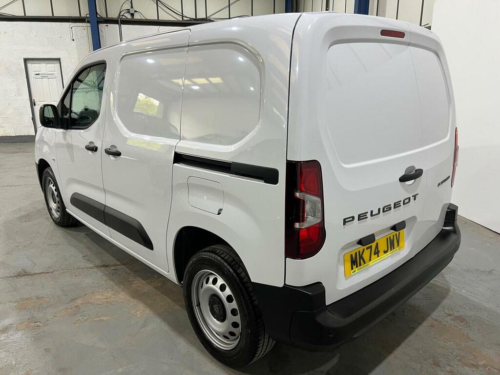 Peugeot Partner 1.5 Bluehdi 1000 Professional Standard Panel Van S White #4