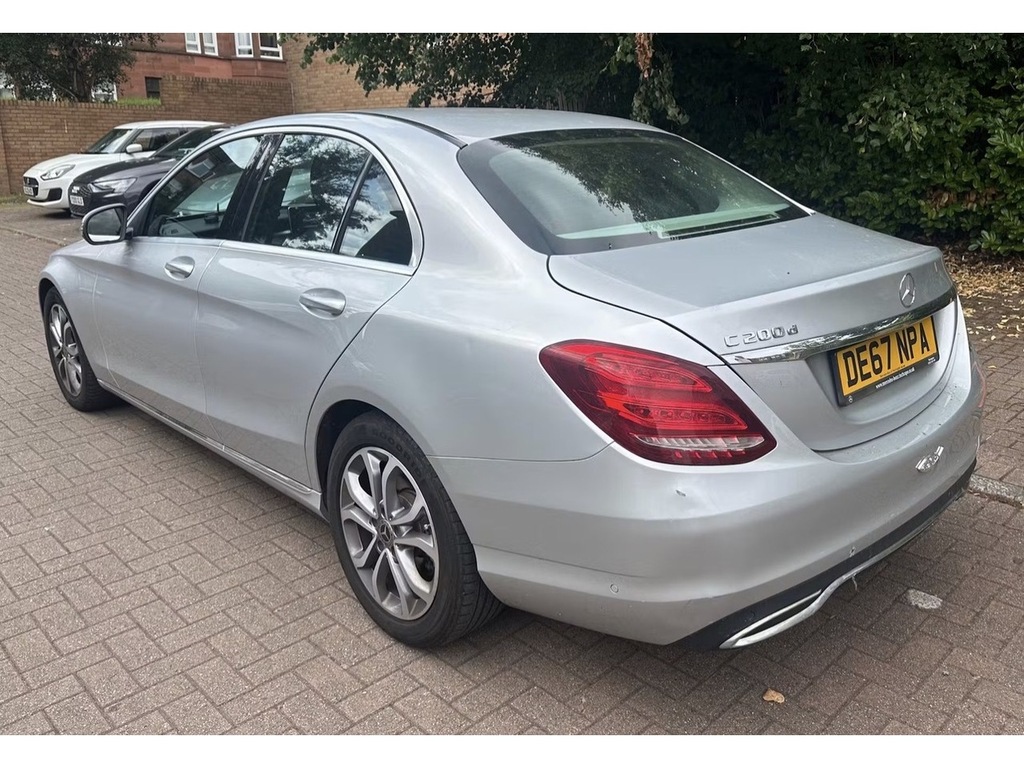 Mercedes-Benz C Class C200d Sport Silver #4