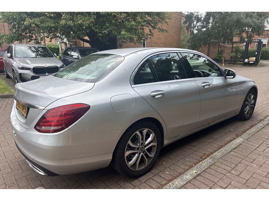 Mercedes-Benz C Class C200d Sport Silver #3