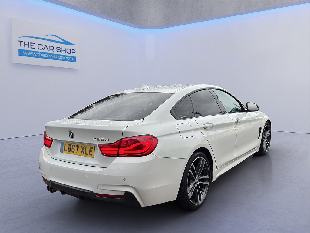BMW 4 Series Gran Coupe 430D M Sport White #5