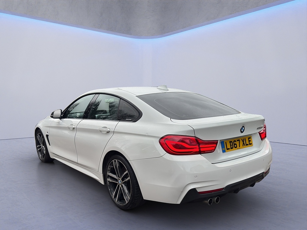 BMW 4 Series Gran Coupe 430D M Sport White #4
