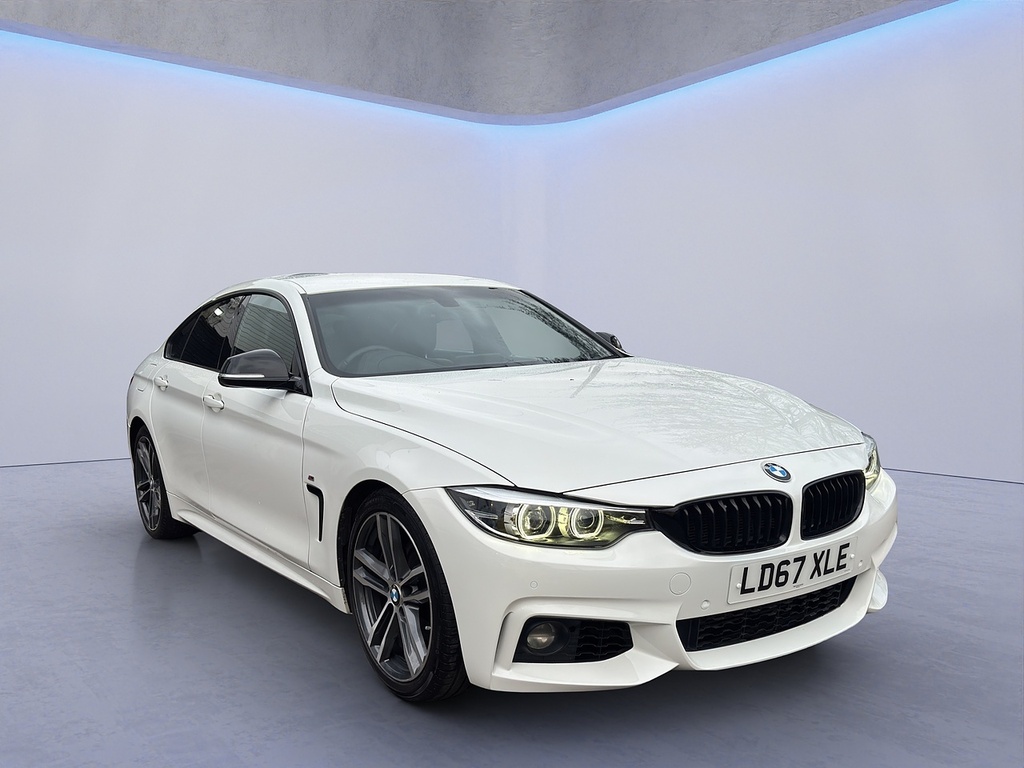 BMW 4 Series Gran Coupe 430D M Sport White #3