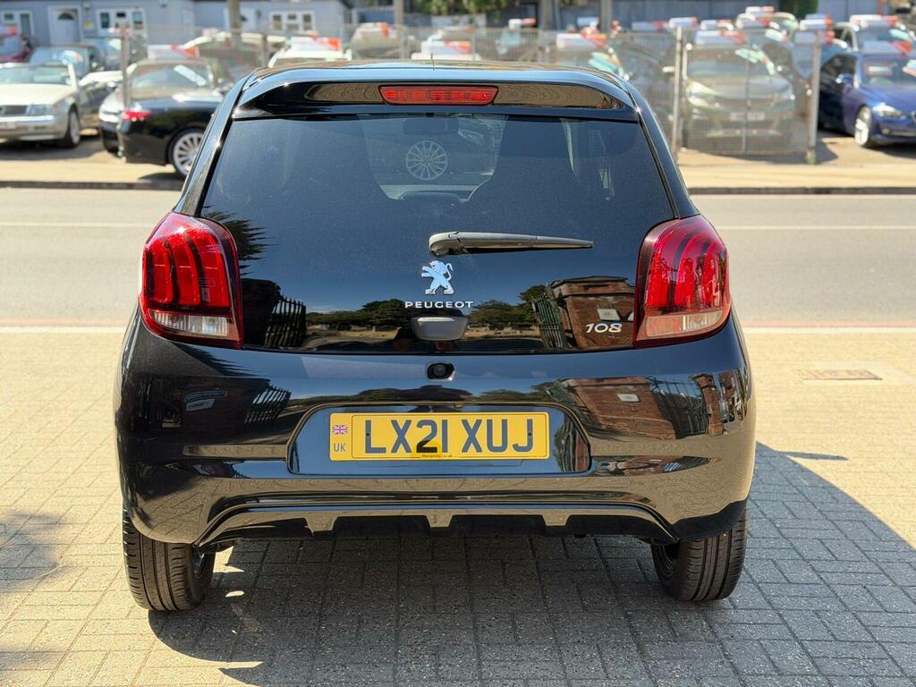 Peugeot 108 Hatchback 1.0 Allure Euro 6 Ss 202121 Black #4