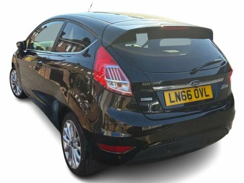 Ford Fiesta 1.0T Ecoboost Titanium LN66OVL Black #4
