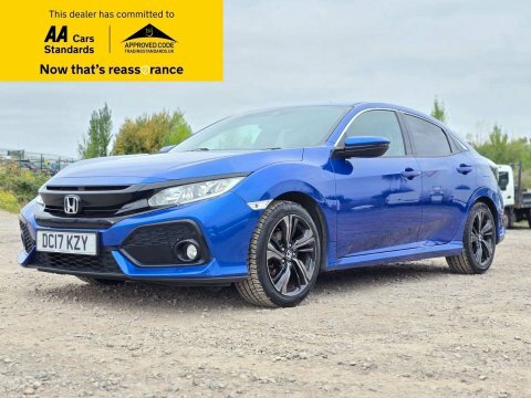 Honda Civic 1.5 Vtec Turbo Sport Cvt Euro 6 S S Grey #3