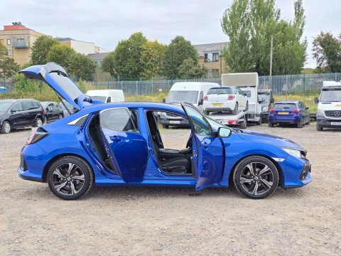 Honda Civic 1.5 Vtec Turbo Sport Cvt Euro 6 S S Grey #31