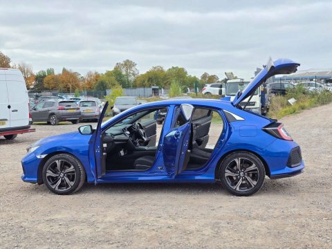 Honda Civic 1.5 Vtec Turbo Sport Cvt Euro 6 S S Grey #20