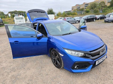 Honda Civic 1.5 Vtec Turbo Sport Cvt Euro 6 S S Grey #33