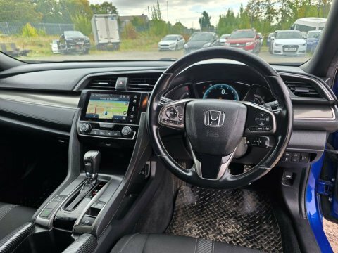 Honda Civic 1.5 Vtec Turbo Sport Cvt Euro 6 S S Grey #37