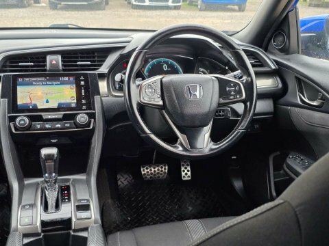 Honda Civic 1.5 Vtec Turbo Sport Cvt Euro 6 S S Grey #10