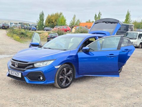 Honda Civic 1.5 Vtec Turbo Sport Cvt Euro 6 S S Grey #17