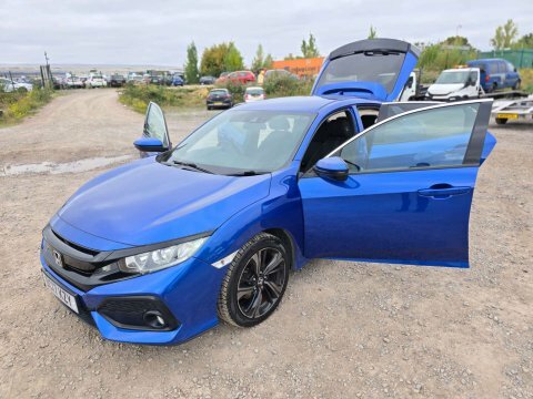 Honda Civic 1.5 Vtec Turbo Sport Cvt Euro 6 S S Grey #13