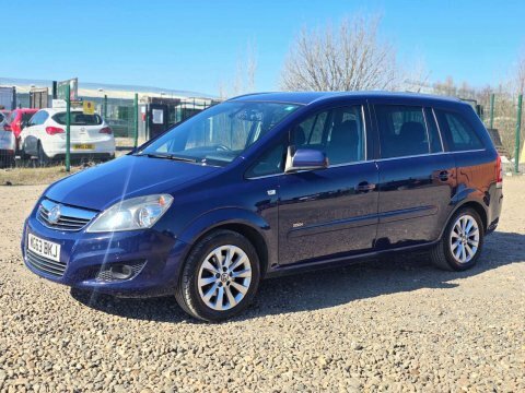 Vauxhall Zafira Exclusiv 7 Seater. Ideal Family Car,high Dr Red #12