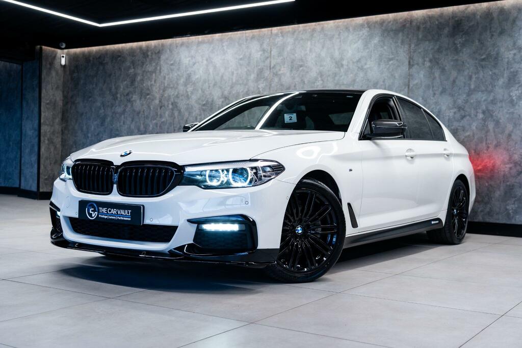 BMW 5 Series M Sport White #4