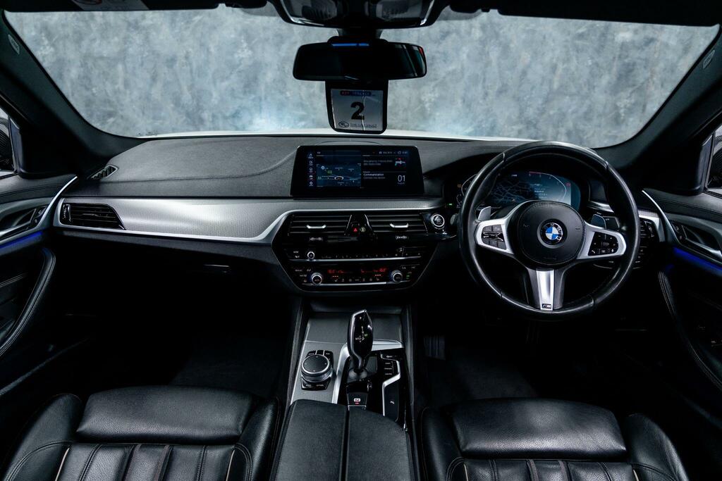 BMW 5 Series M Sport White #2