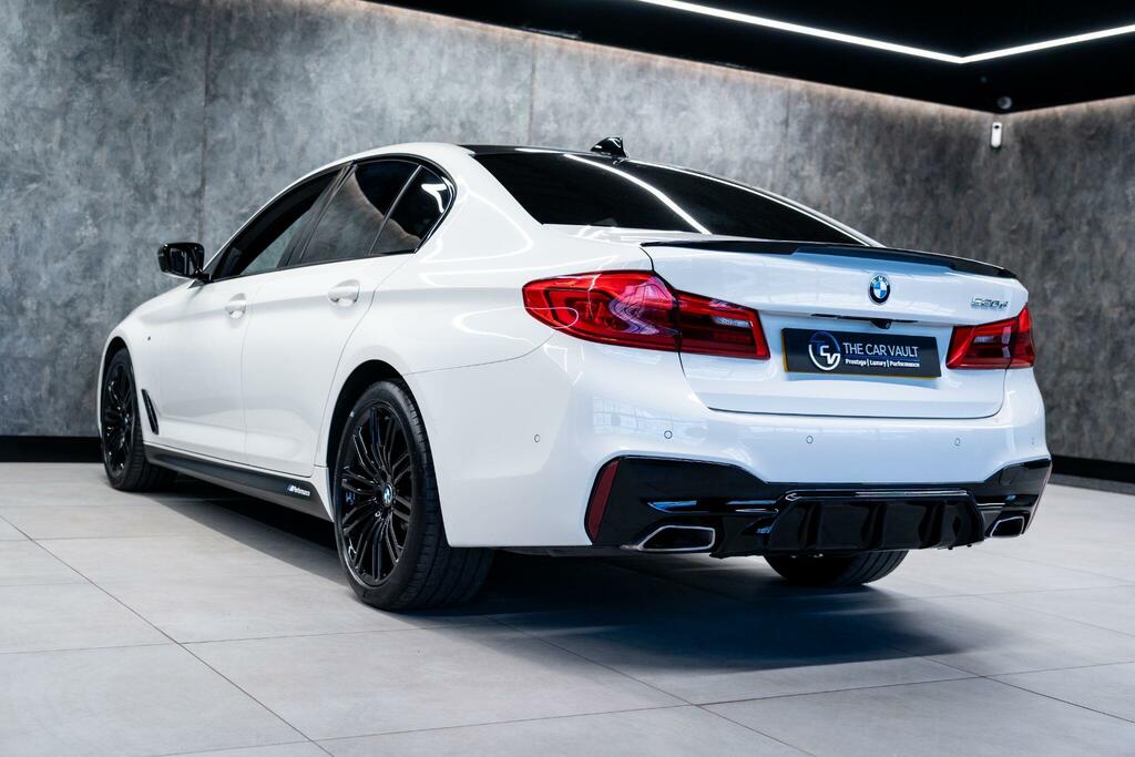 BMW 5 Series M Sport White #6