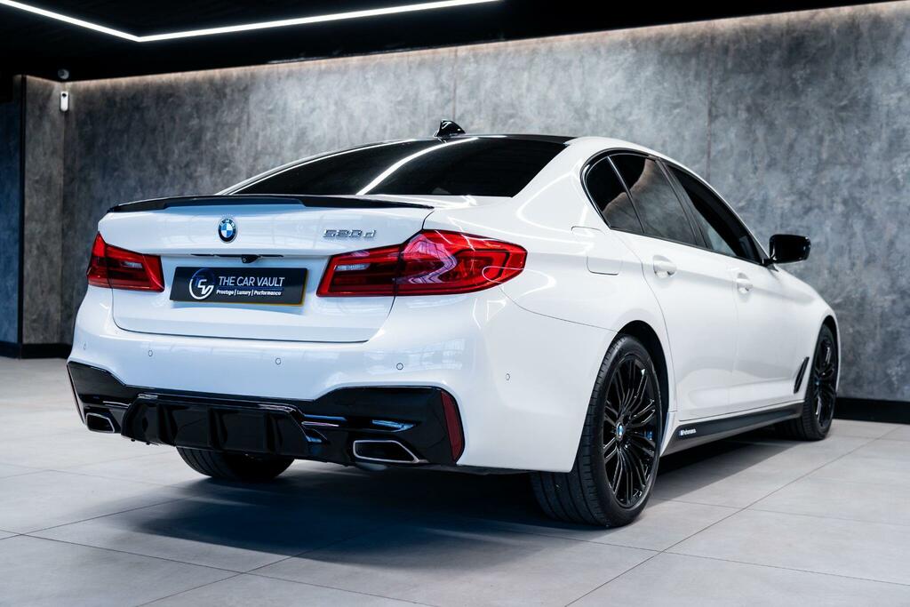 BMW 5 Series M Sport White #3