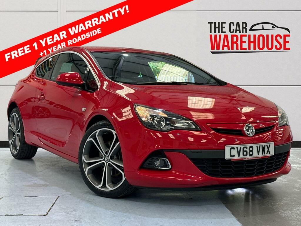 Vauxhall Astra GTC 1.4T 16V Limited Edition Navleather Red