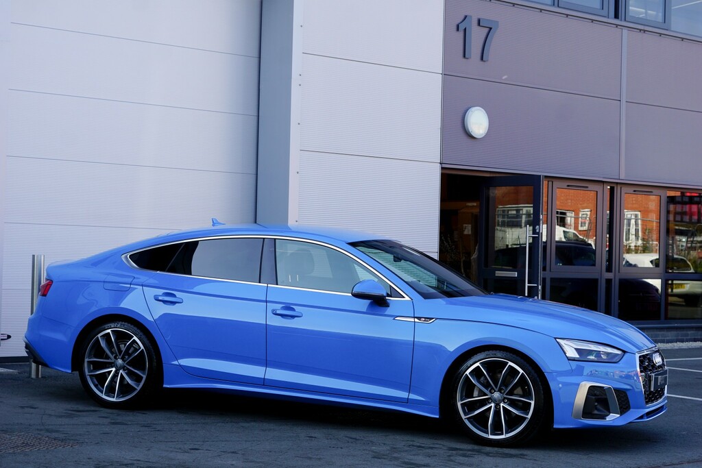 Audi A5 2.0 Tdi 40 S Line Blue #5